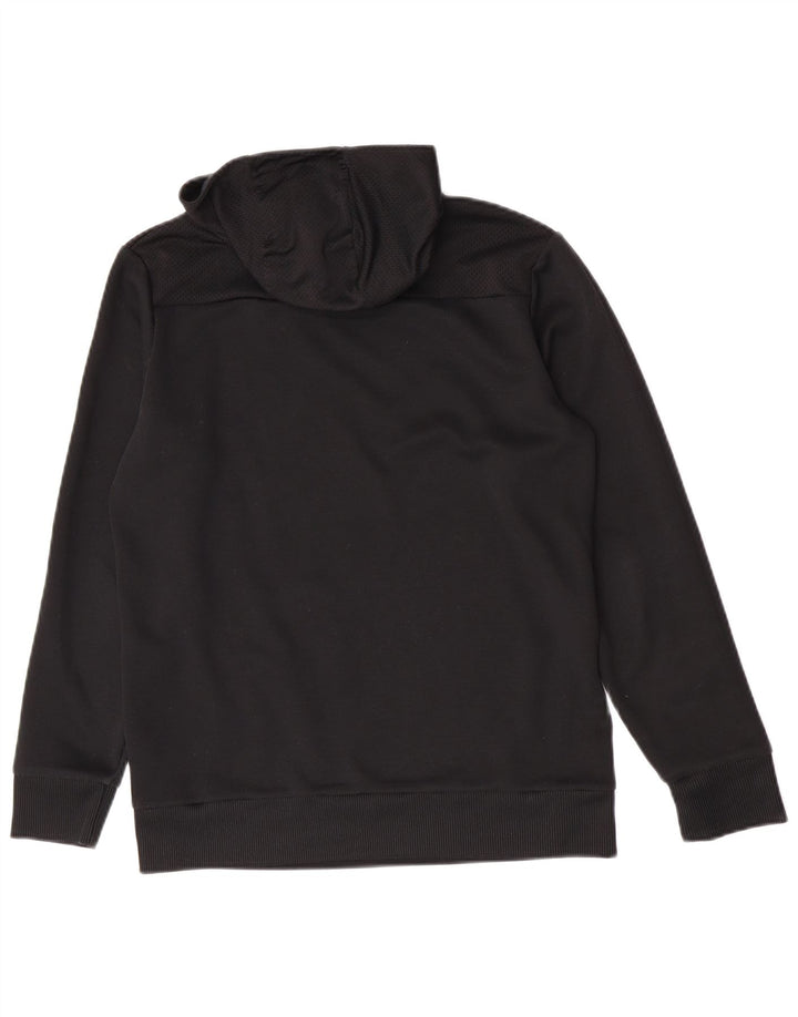 Felpa con cappuccio grafica Adidas da ragazzo 15-16 anni in poliestere nero