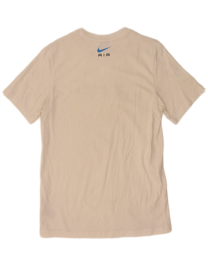 T-shirt grafica da uomo Nike Top in cotone bianco medio