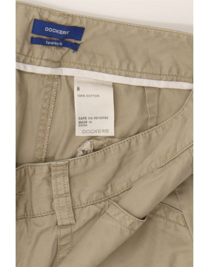 DOCKERS Womens Favorite Fit Cargo Trousers US 8 Medium W30 L30 Beige Vintage Dockers and Second-Hand Dockers from Messina Hembry 