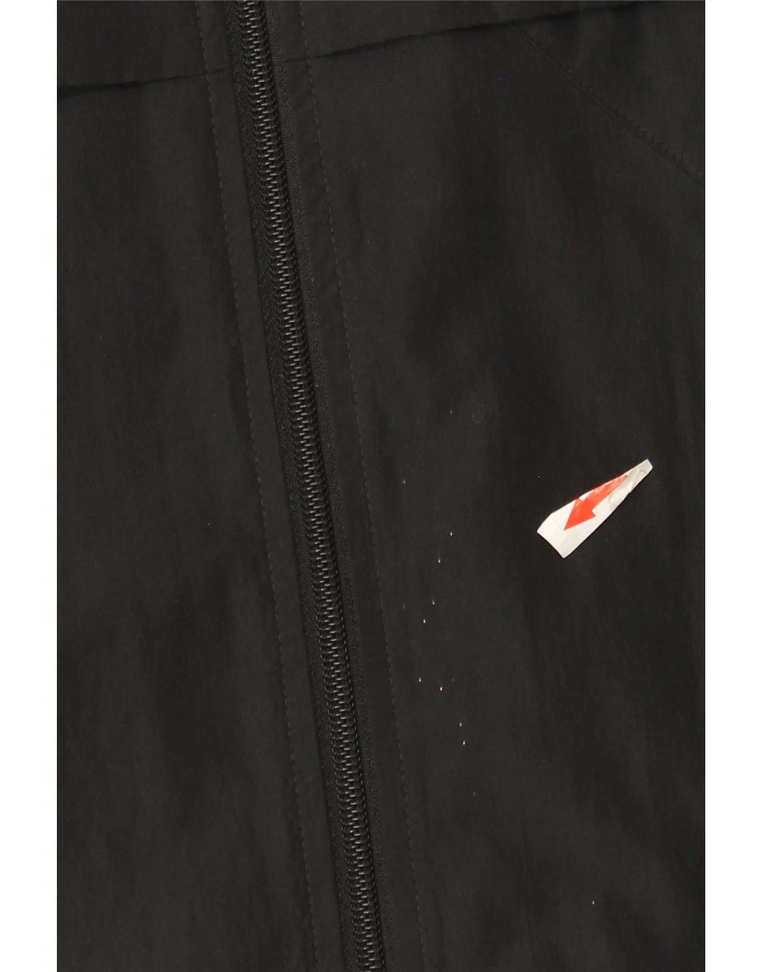 Giacca da tuta da uomo Adidas UK 42/44 Large Nero Colourblock Poliestere