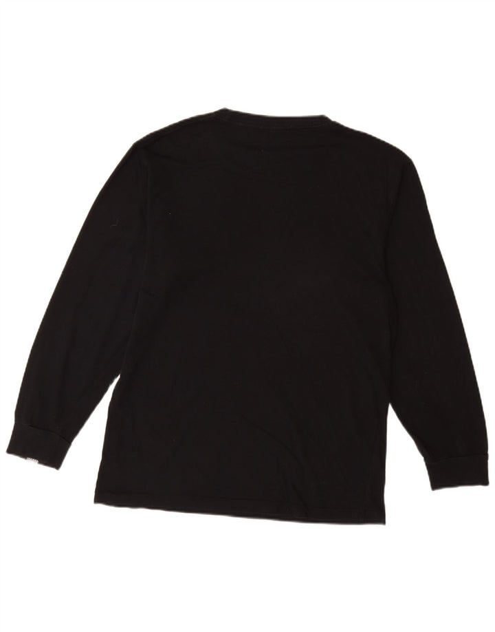 Maglietta grafica da uomo Vans a maniche lunghe in cotone nero medio