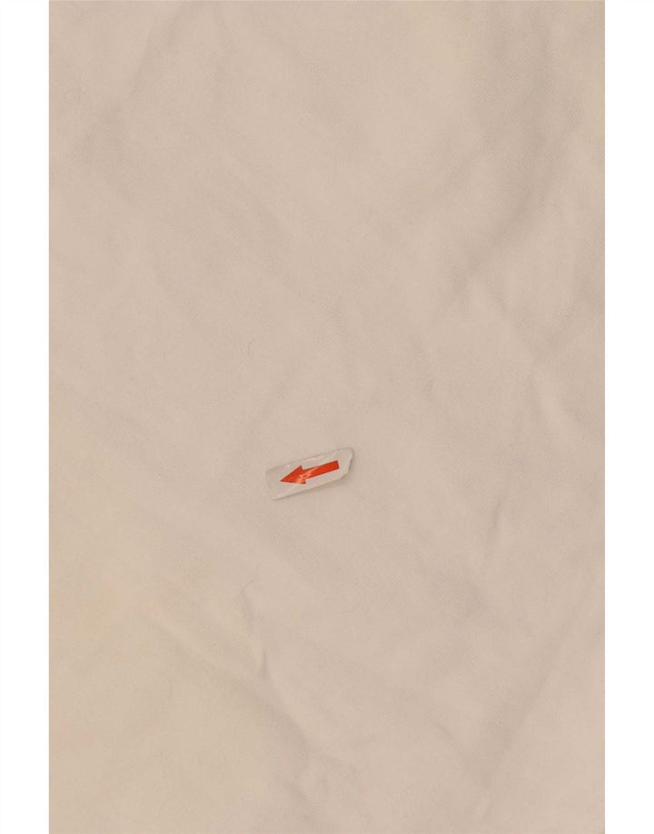 T-shirt Zara da uomo Top in cotone bianco medio