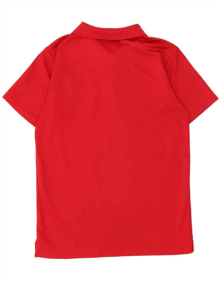 IZOD Boys Regular Polo Shirt 15-16 Years XL Red Polyester Vintage Izod and Second-Hand Izod from Messina Hembry 