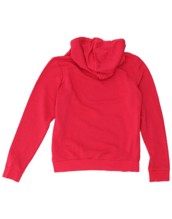 Felpa con cappuccio grafica da donna Puma UK 14 cotone rosa medio
