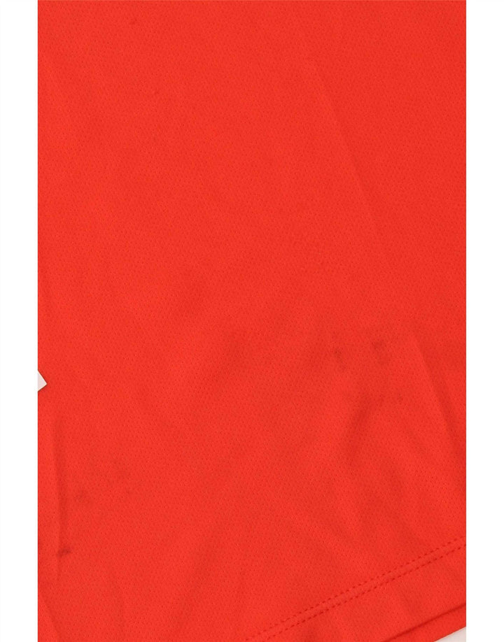 Polo Nike da uomo Dri Fit grande in poliestere color block arancione