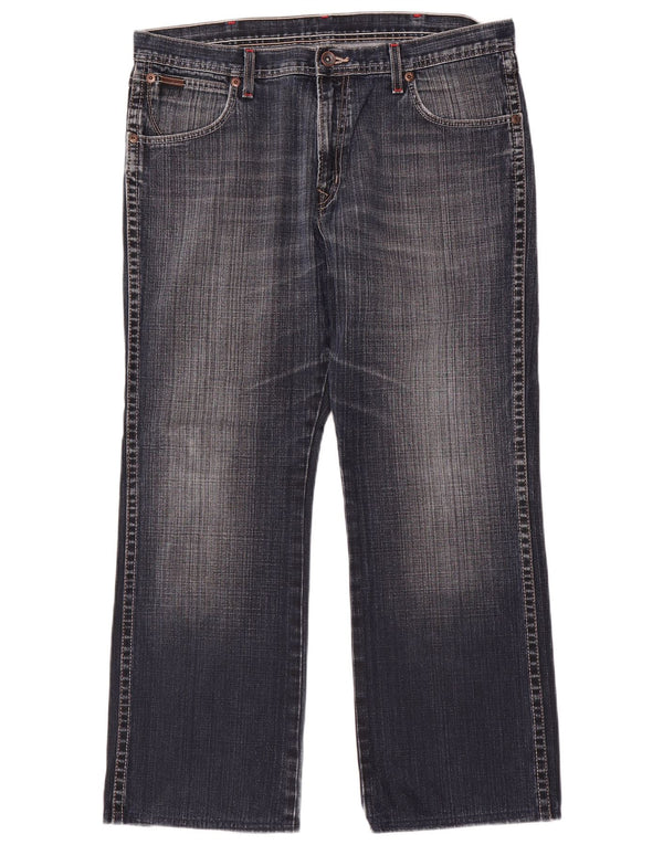 Jeans dritti da uomo Wrangler Roxboro W36 L30 cotone blu