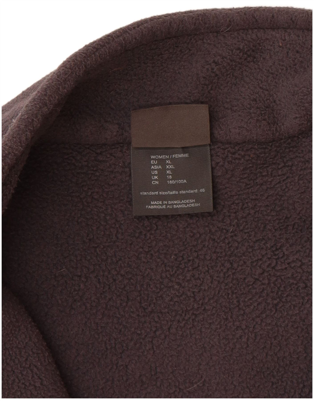 Giacca in pile da donna JACK WOLFSKIN UK 18 XL Poliestere grigio