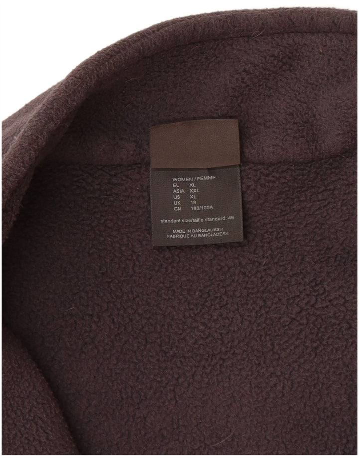 Giacca in pile da donna JACK WOLFSKIN UK 18 XL Poliestere grigio