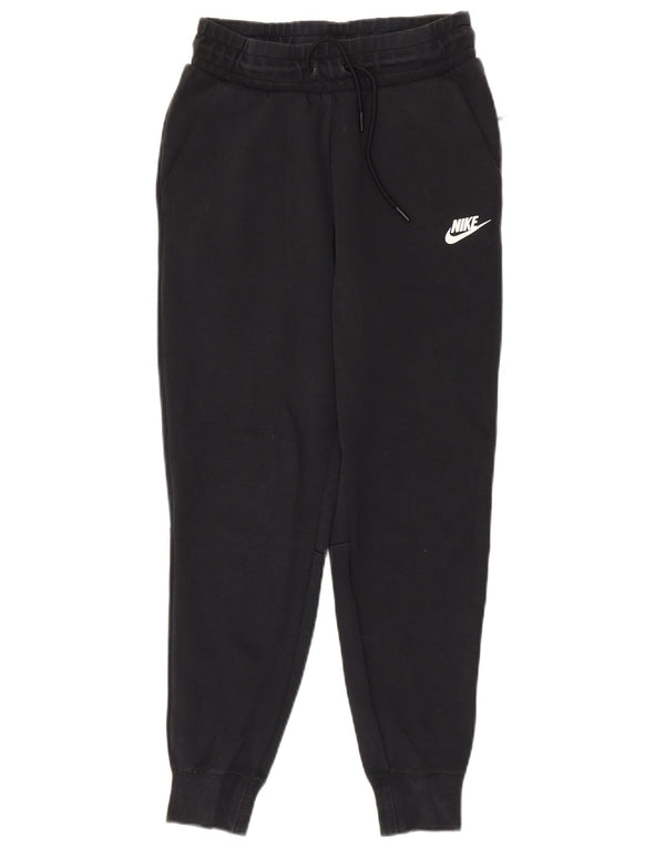 Pantaloni da tuta da donna Nike Joggers UK 4 XS cotone nero