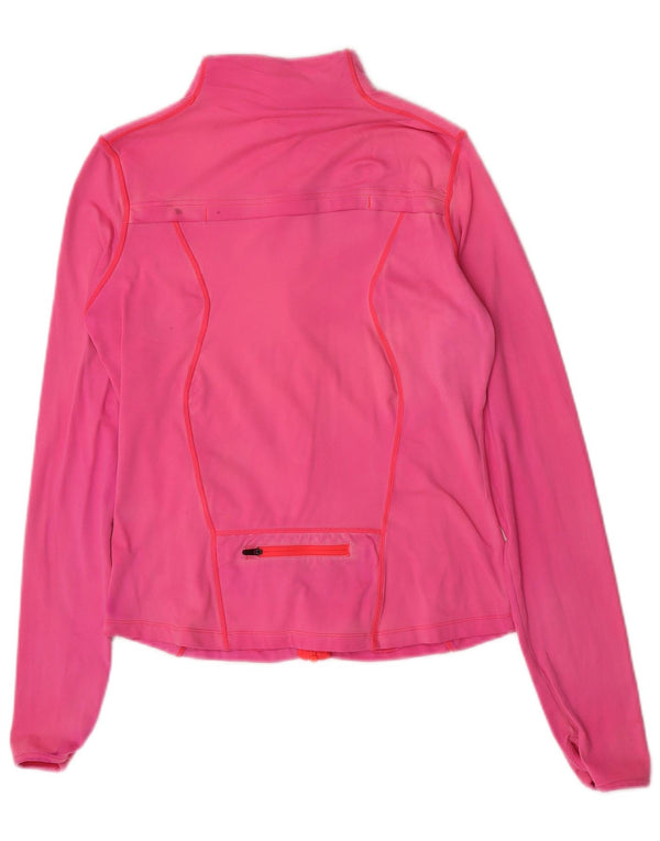 Giacca da tuta da donna Ellesse UK 12 Nylon rosa medio