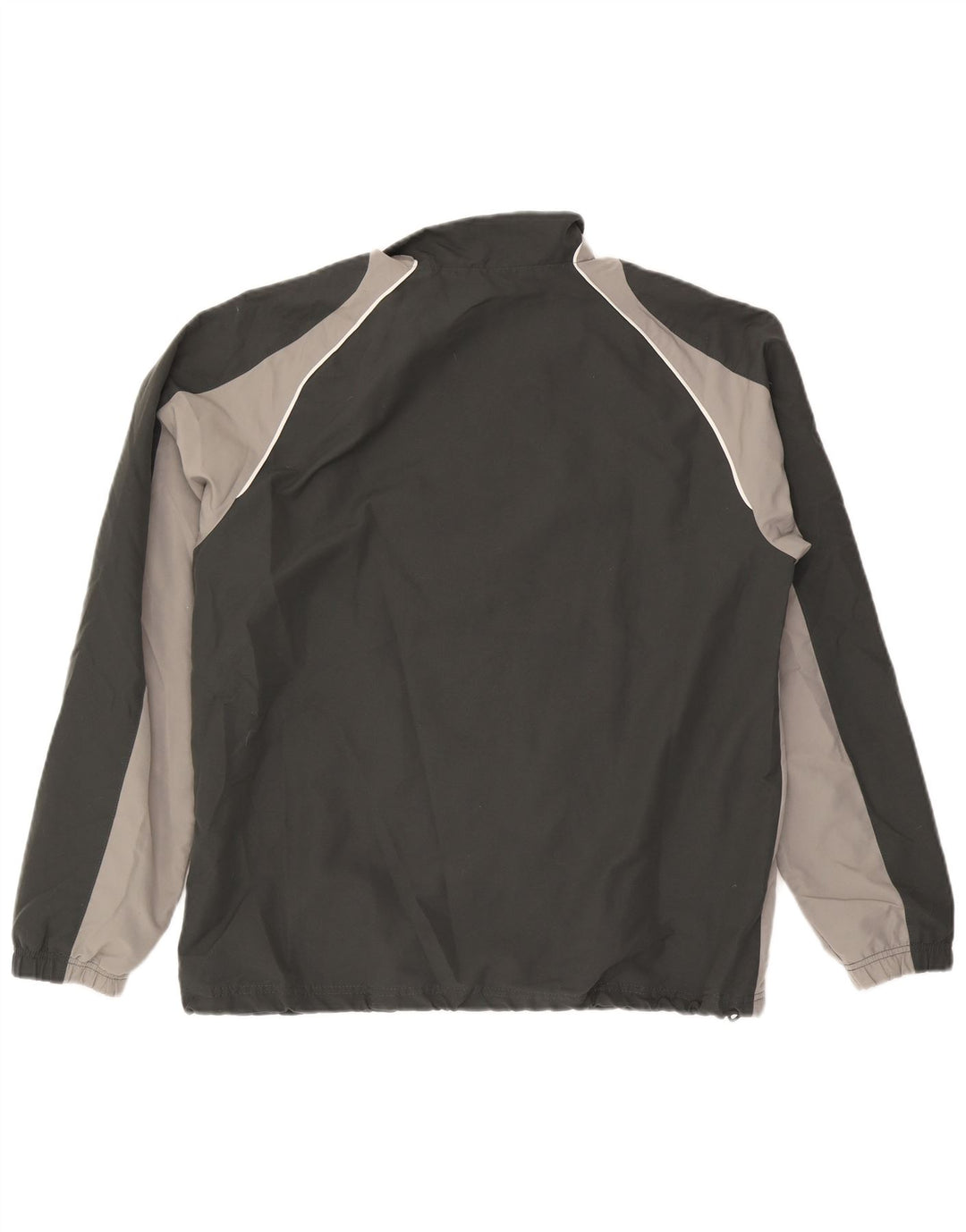 Giacca da ginnastica da uomo Reebok grande in poliestere color block nero