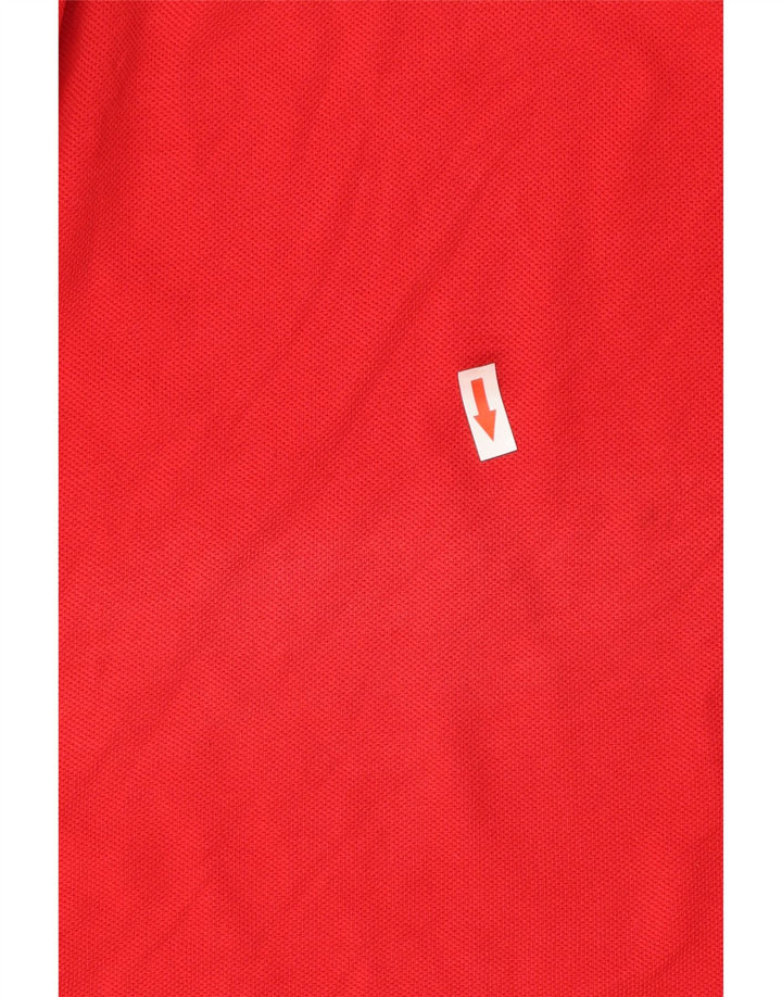 Polo da uomo Lacoste taglia 5 grande in cotone rosso