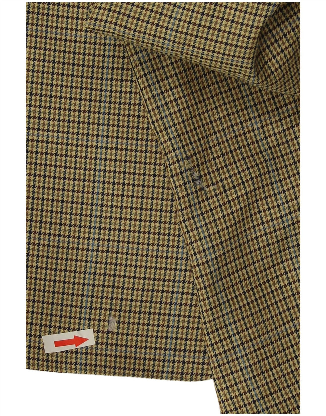 Giacca blazer da uomo Burberry EU 48 lana vergine pied de poule gialla media