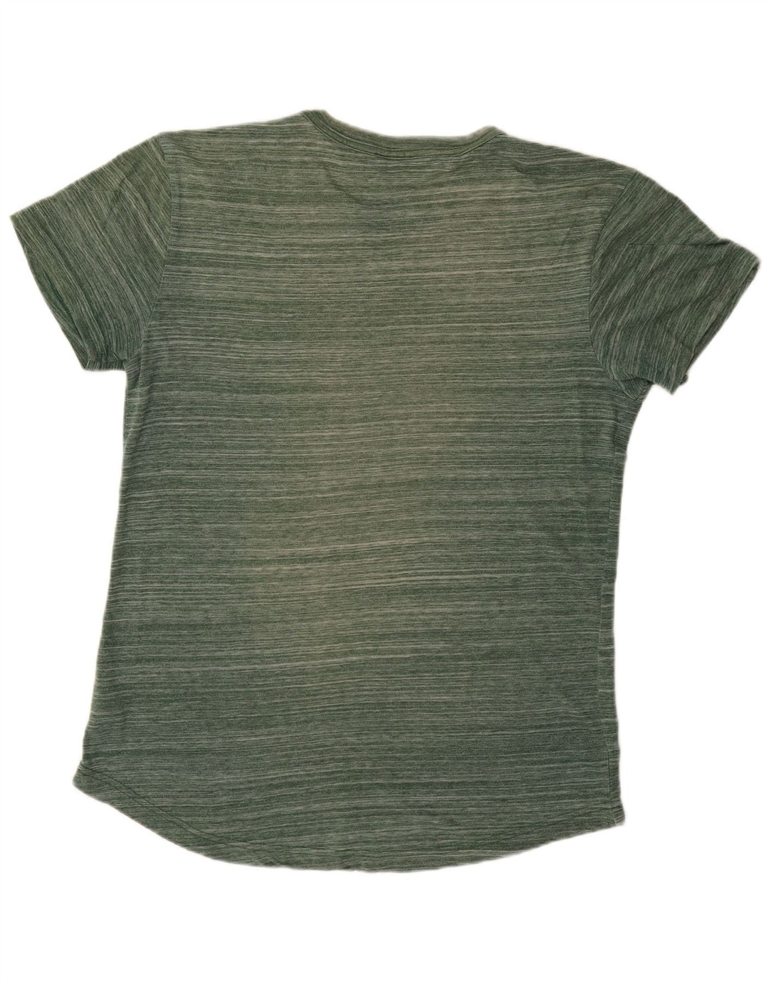 T-shirt da uomo G-STAR Top in poliestere a righe verde medio