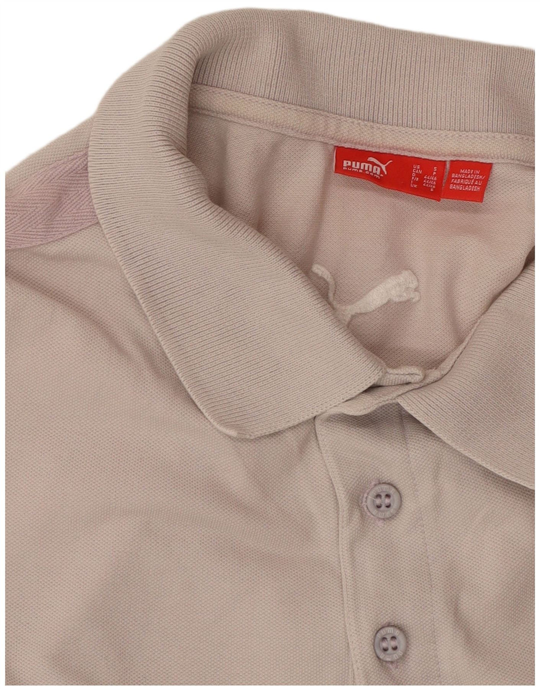 Polo Puma da uomo Small grigia a blocchi di colore