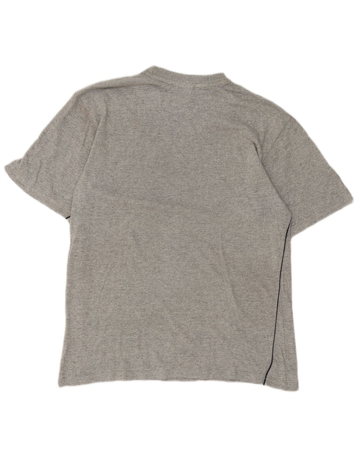 T-shirt grafica da uomo Asics Top XL in cotone chiazzato grigio