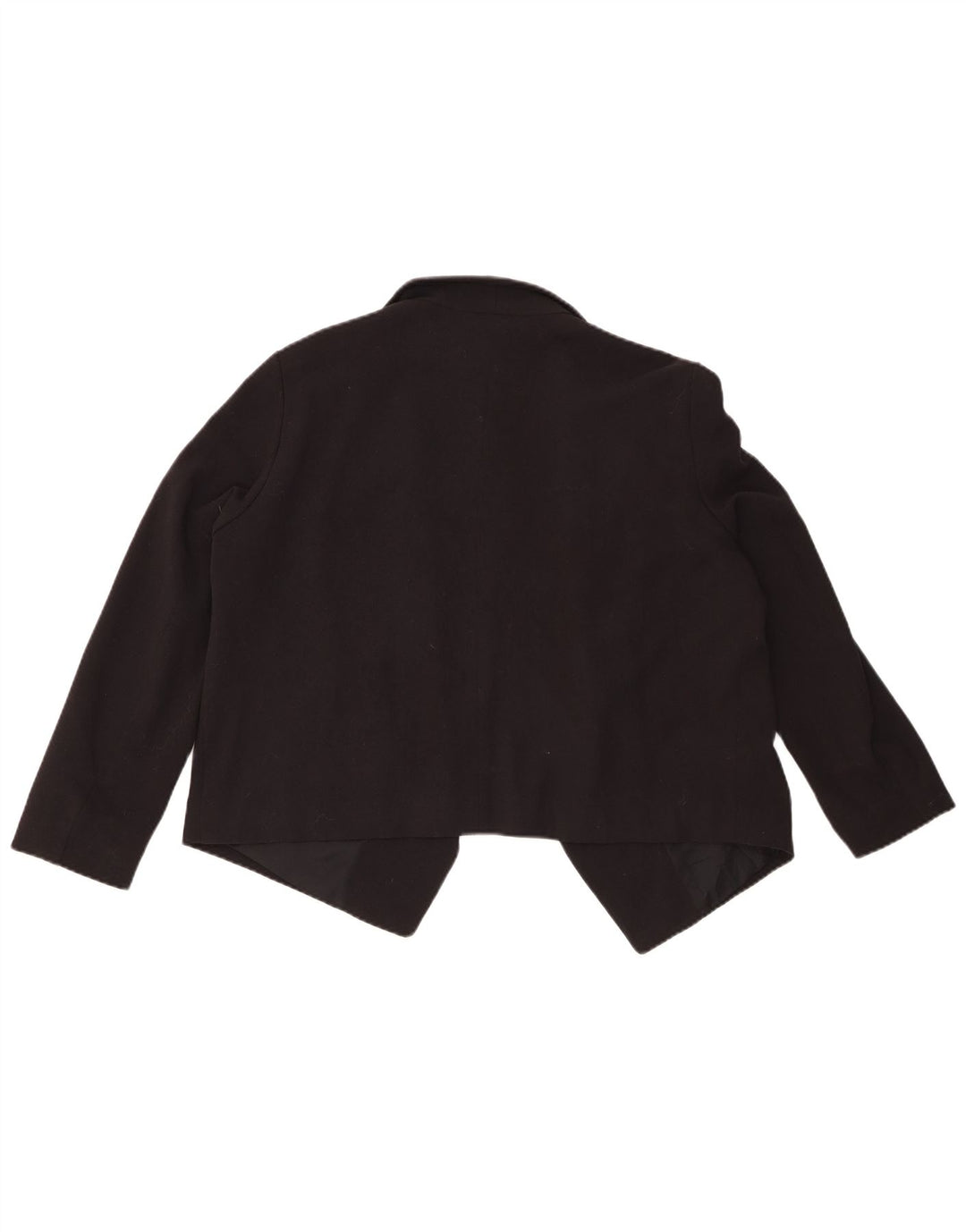 Giacca Bolero da donna BENETTON UK 16 grande poliestere nero