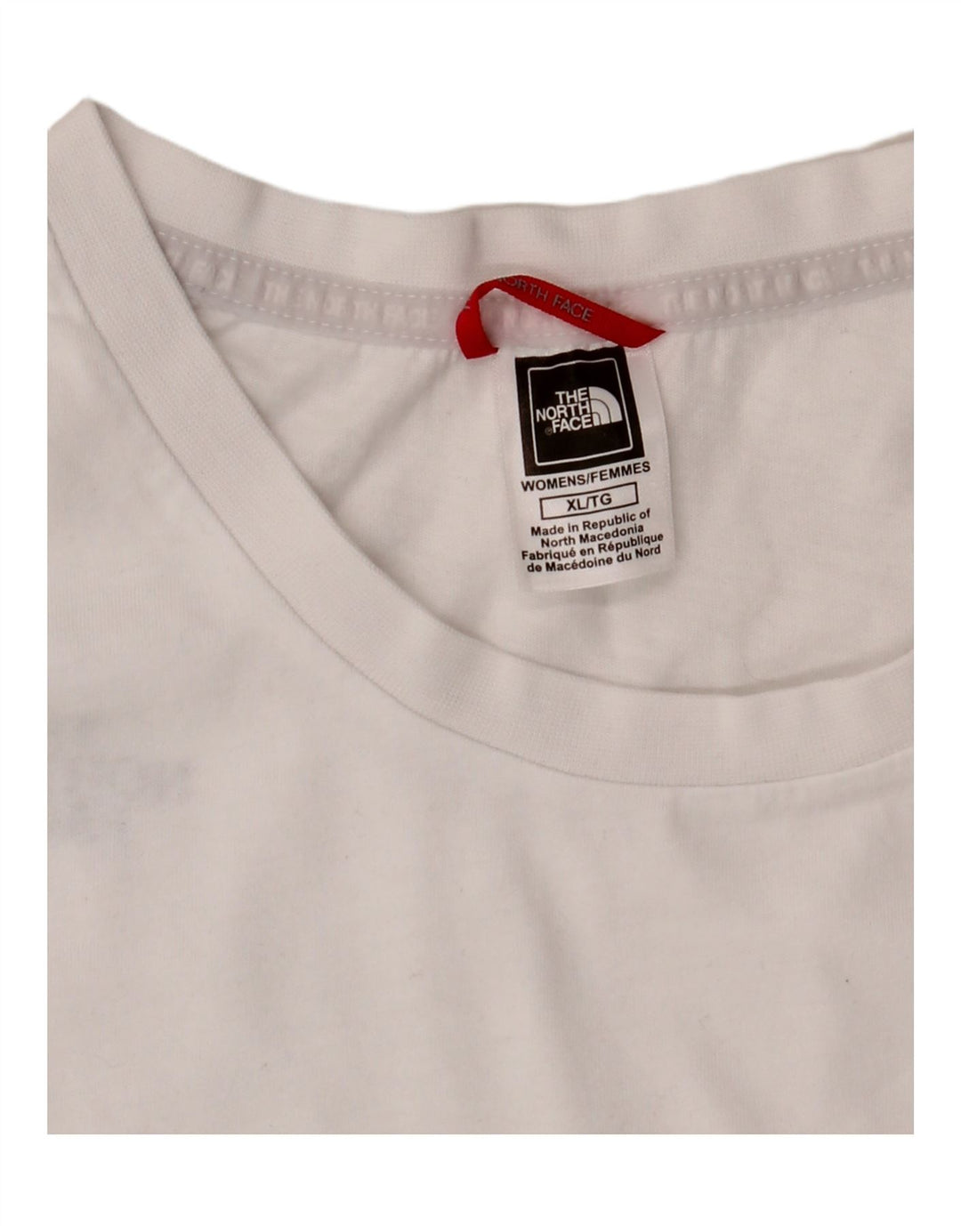 THE NORTH FACE Top grafico da donna a maniche lunghe UK 18 XL Bianco