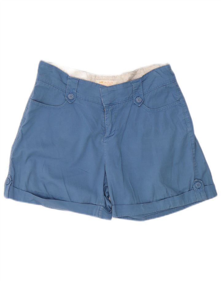 Pantaloncini casual da donna LEE US 4 Small W27 Blu Cotone