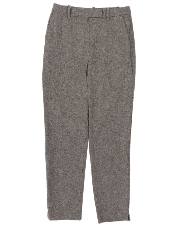 Pantaloni da abito da donna MARKS & SPENCER UK 8 piccoli W28 L27 pied de poule neri