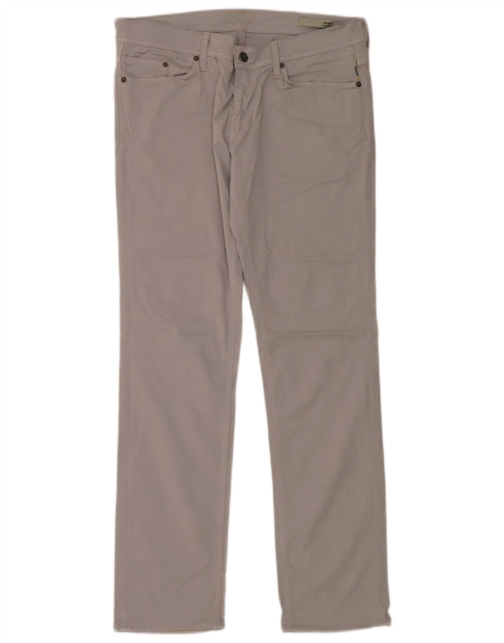 Pantaloni casual dritti da uomo Meltin' Pot W36 L34 Cotone grigio