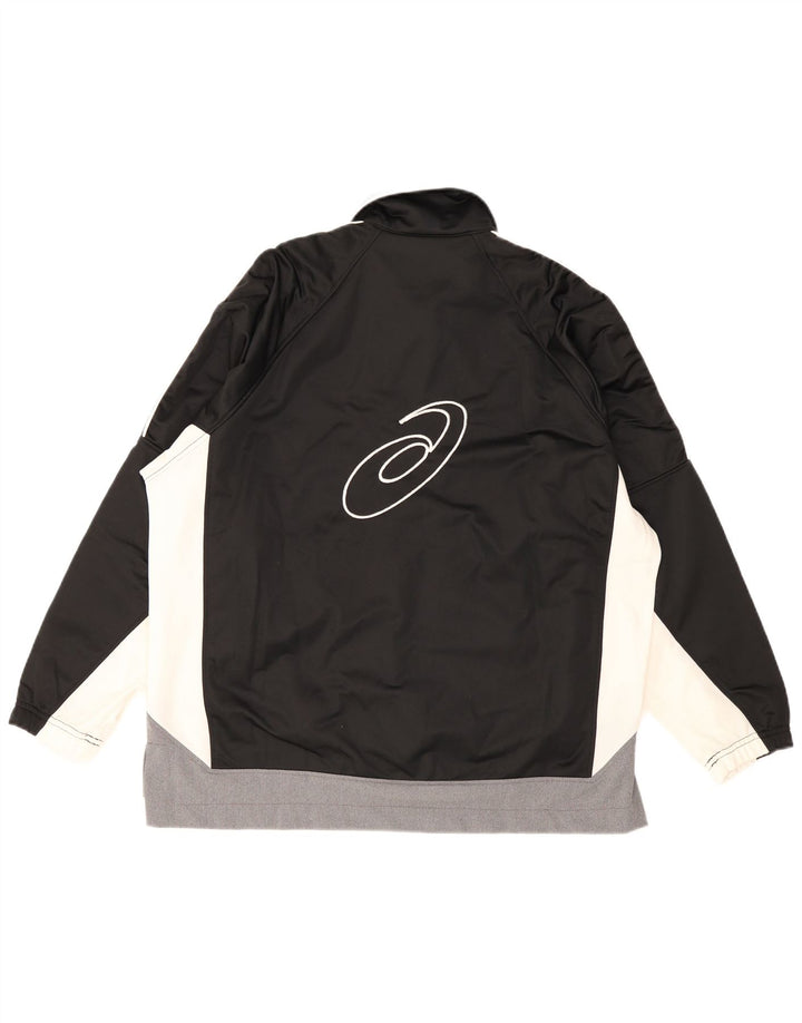 Giacca da ginnastica grafica da uomo Asics, colore nero medio