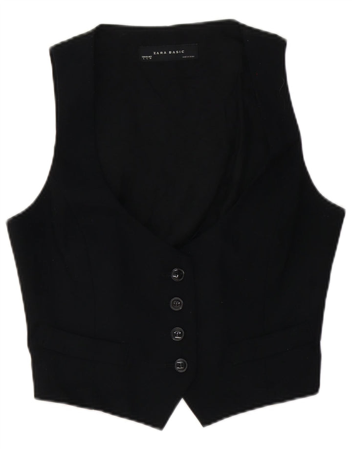 Gilet Zara da donna UK 14 grande nero