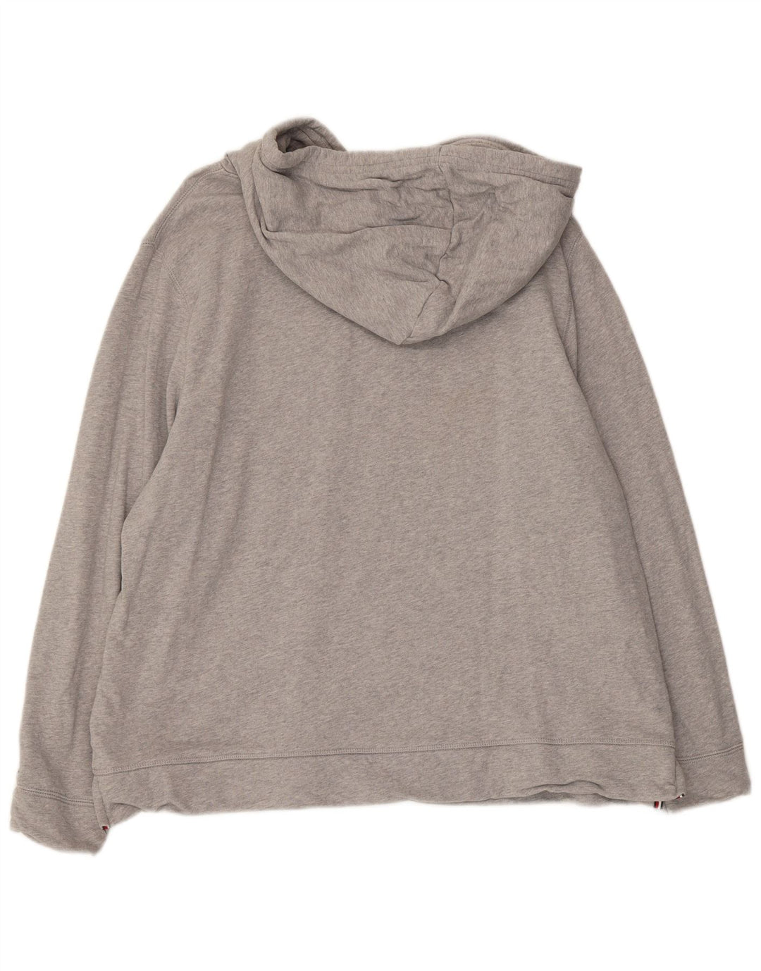 Maglione con cappuccio grafico da uomo Tommy Hilfiger 2XL cotone grigio