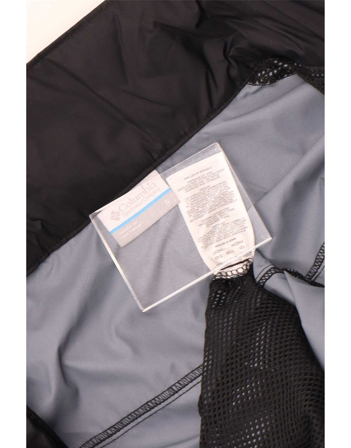 Giacca antipioggia da uomo Columbia UK 36 piccola in nylon nero