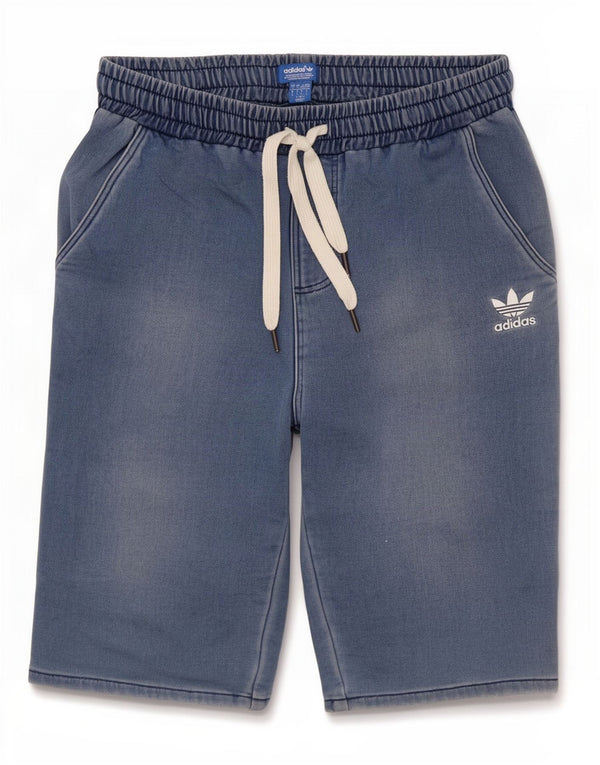 Adidas Mens Sport Shorts Large Blue Cotton