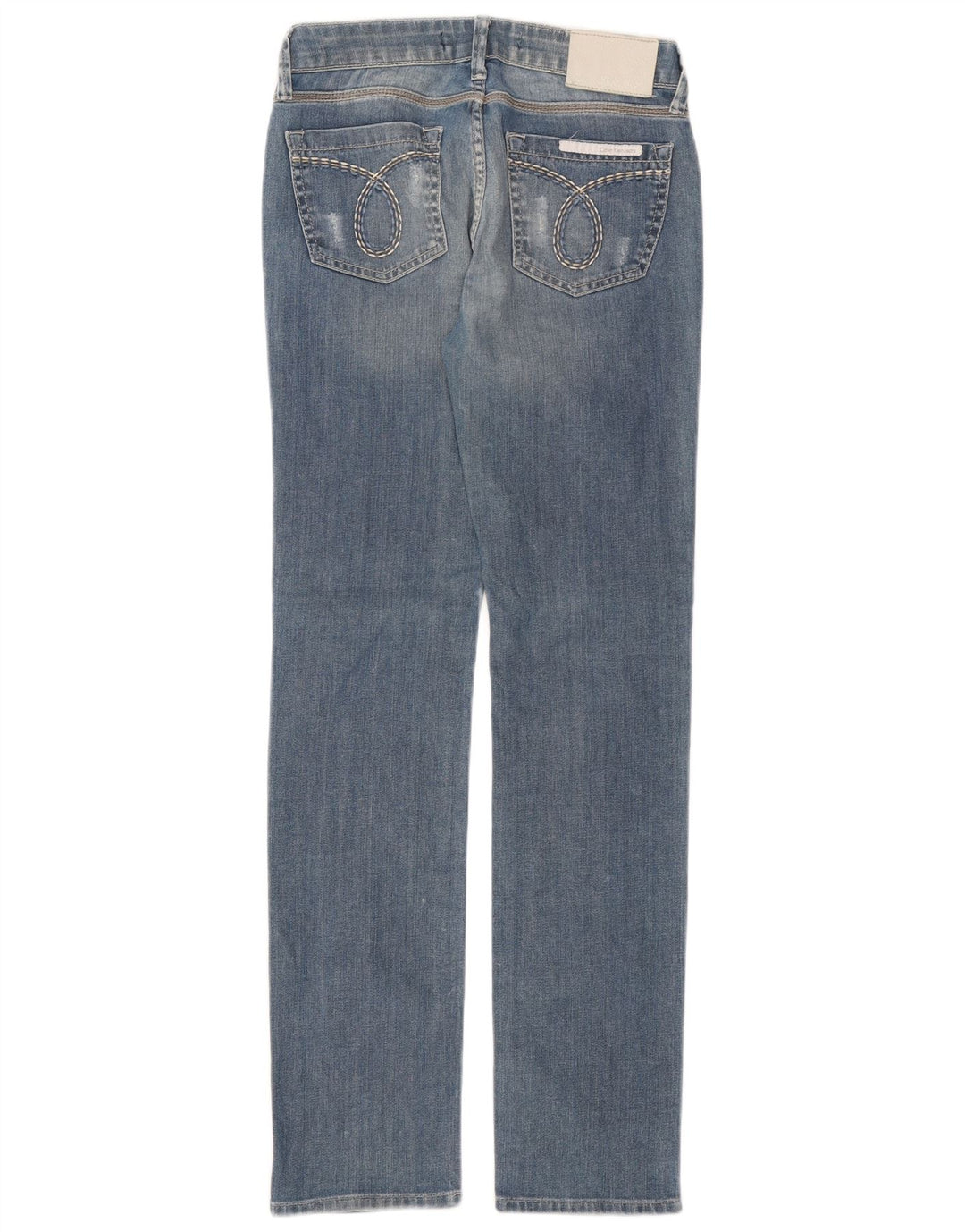 Jeans dritti da donna Calvin Klein W26 L31 cotone blu