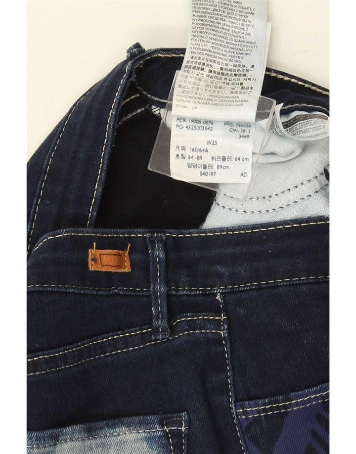 Jeans skinny da donna Levi's W25 L30 cotone geometrico blu