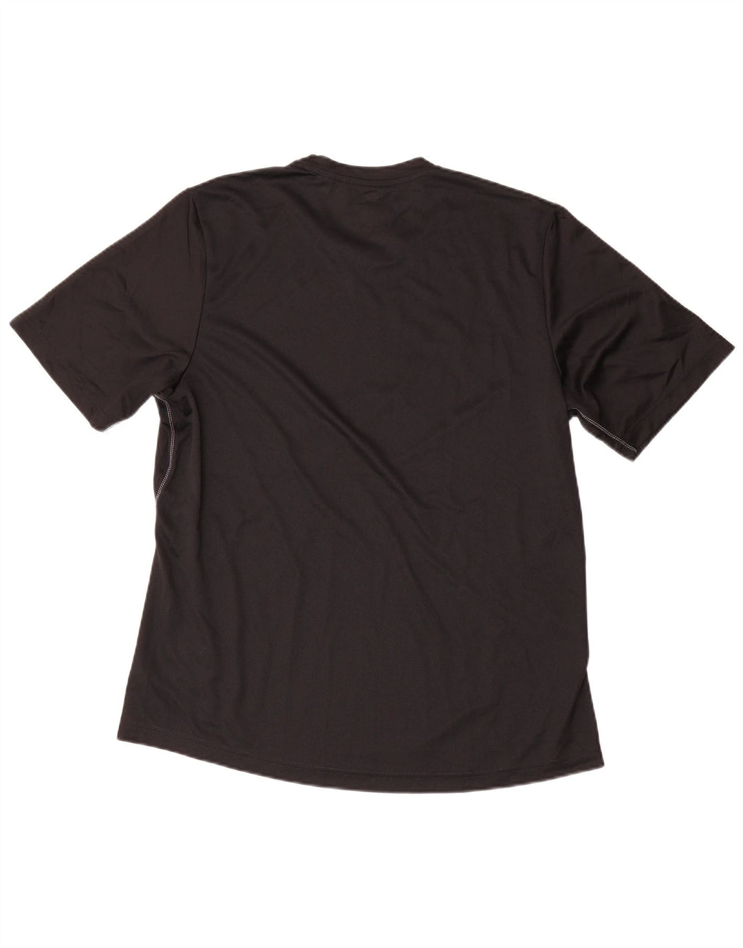 T-shirt ADIDAS da uomo Climalite Top grande in poliestere nero