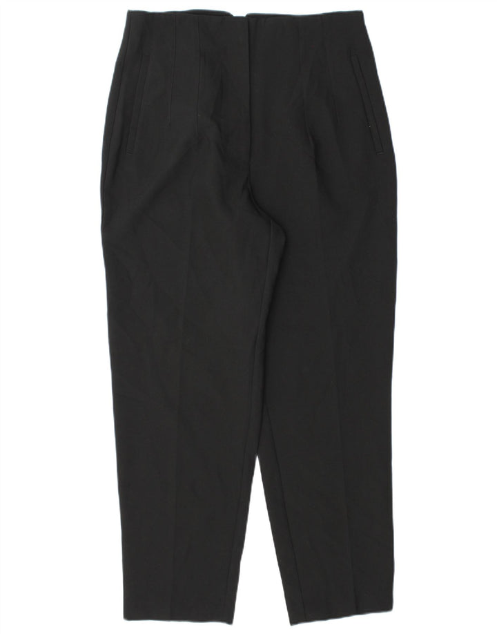 Pantaloni chino affusolati da donna Zara grandi W30 L26 poliestere nero
