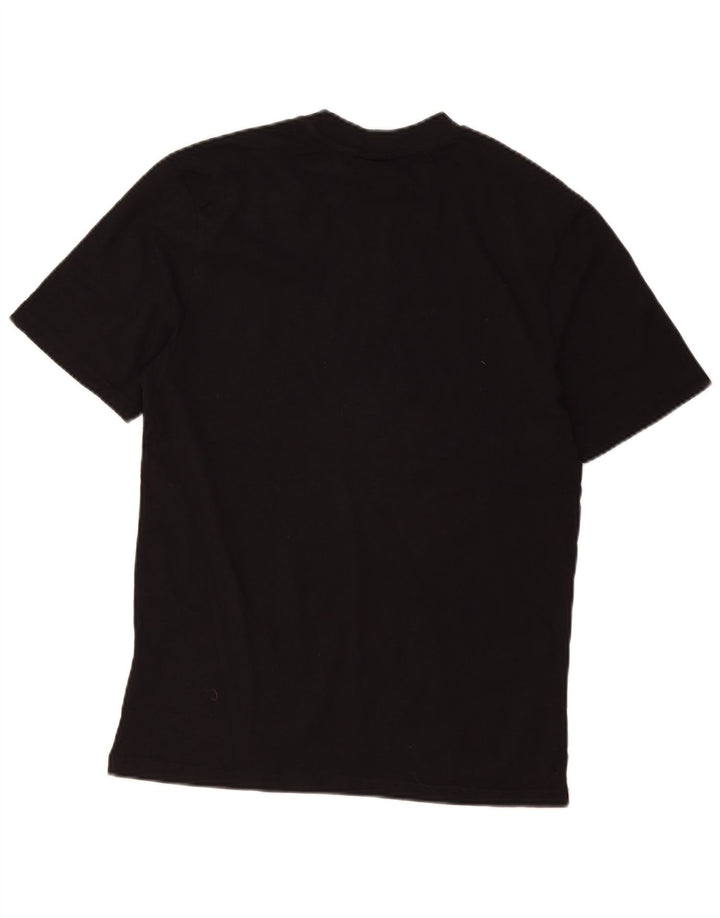 T-shirt grafica da uomo Umbro Top Small in cotone nero