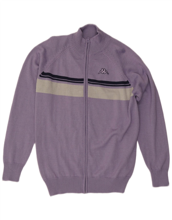 Maglione cardigan da uomo KAPPA 3XL Acrilico color block viola