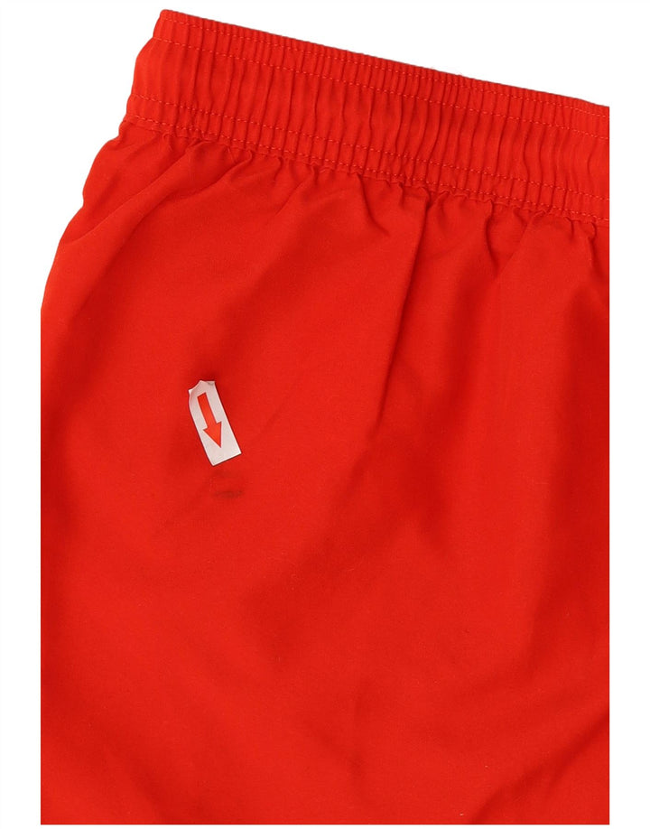 Pantaloncini da bagno grafici da uomo Calvin Klein piccoli in poliestere rosso
