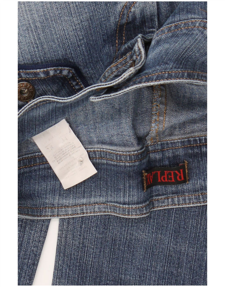 REPLAY Jeans dritti da donna W28 L34 cotone blu