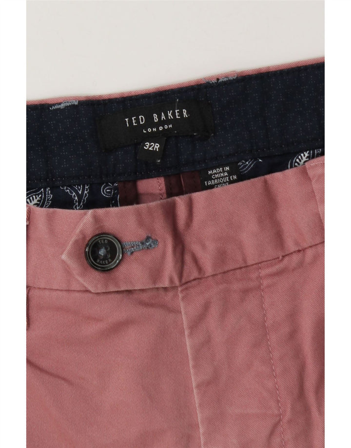 Pantaloncini chino da uomo Ted Baker W32 rosa medio