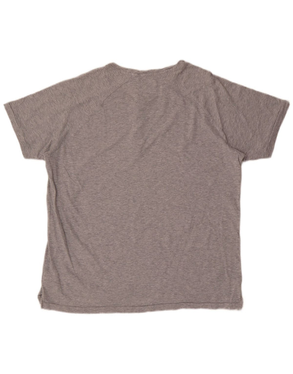 Tommy Hilfiger Mens T-Shirt Top XL Grey Cotton