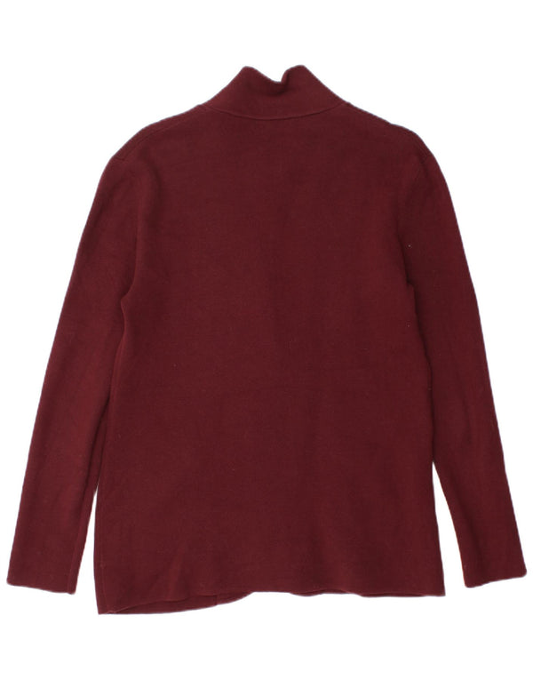 Giacca blazer a 2 bottoni da donna J. Crew UK 10 piccola in cotone bordeaux