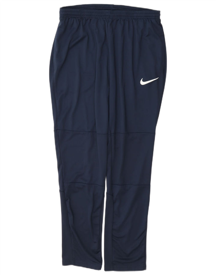 Pantaloni da tuta Nike Dri Fit da uomo grandi blu navy