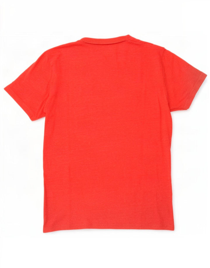 T-shirt grafica da uomo Superdry Top in cotone rosso medio