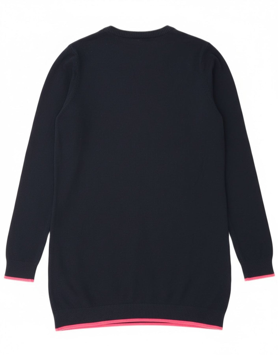 Maglione maglione girocollo da donna lungo Superdry UK 12 medio blu navy