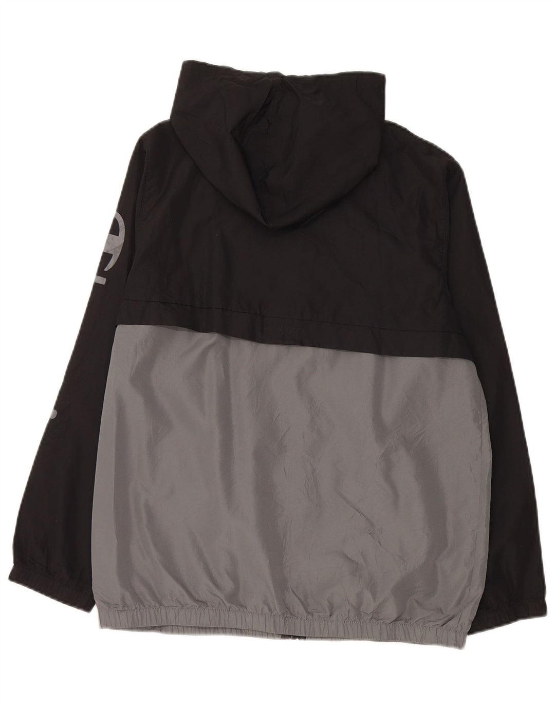 CHAMPION Giacca da tuta grafica da donna UK 14 Large Black Colourblock