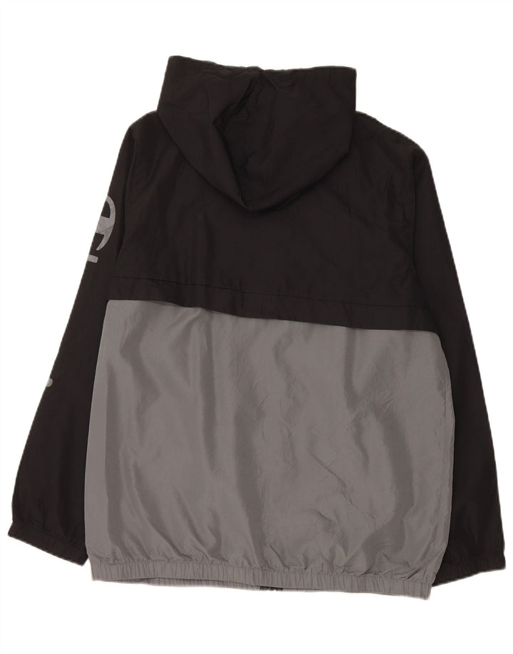 CHAMPION Giacca da tuta grafica da donna UK 14 Large Black Colourblock