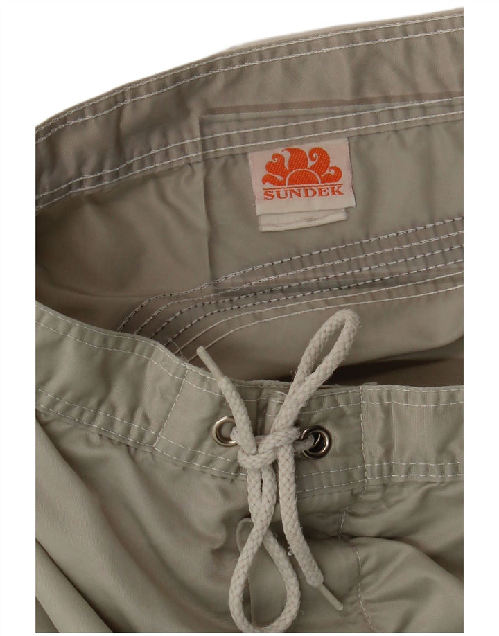 Pantaloncini da bagno da uomo Sundek piccoli in nylon verde