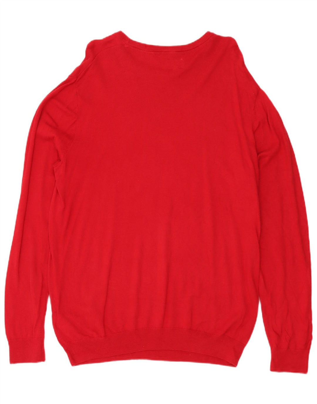 Maglione maglione con scollo a barca da uomo Wrangler 2XL cotone rosso