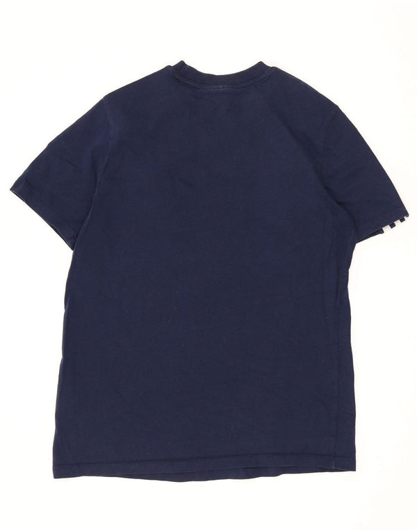 T-shirt da donna Adidas Top UK 16 grande cotone blu navy