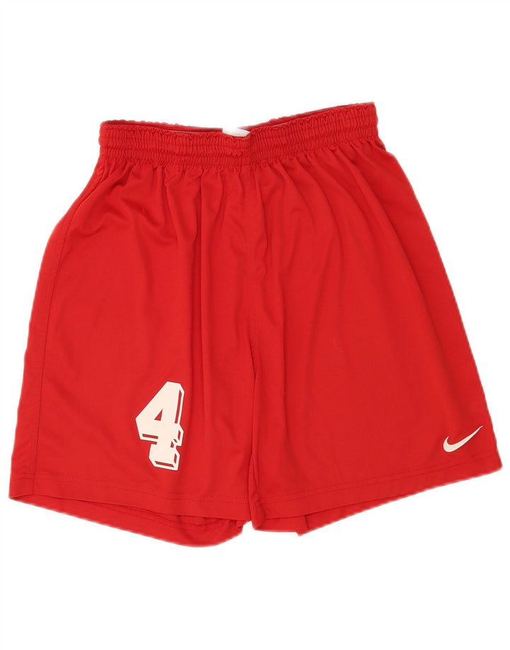 Pantaloncini sportivi Nike da uomo con grafica, grandi, in poliestere rosso